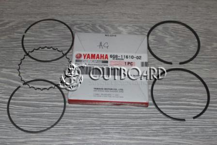 Комплект поршневых колец Yamaha 9,9 hp. (6G8-11610-02-00)
